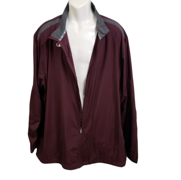 Champion Jacket Mens Big & Tall Hoodie Anorak Windbreaker Jacket for Men XXXL - Picture 2 of 4